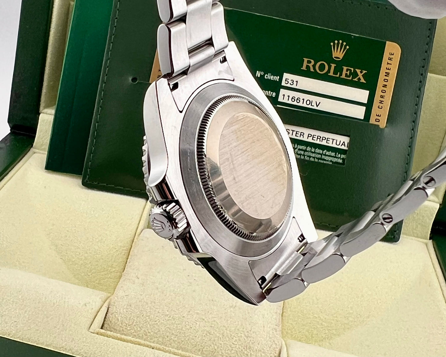 Rolex Submariner Date 116610LV ''Hulk'' 2011 Box&Paper (Saudi Arabia)