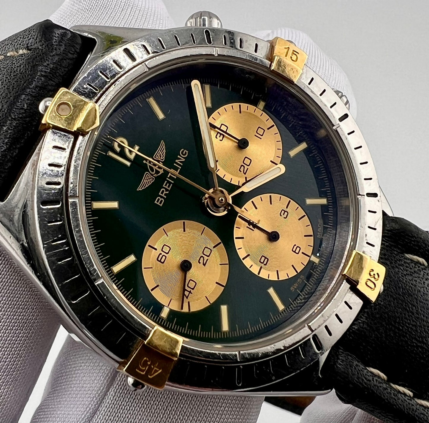 Breitling Callisto 80520.1 Green Dial Only Watch 36mm