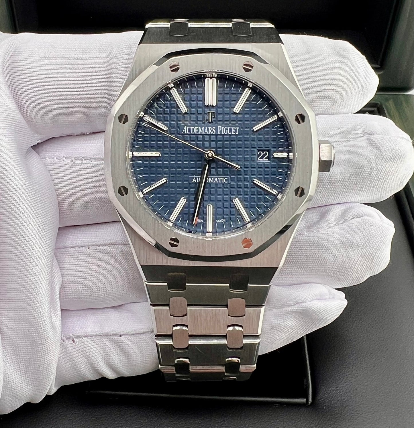 Audemars Piguet Royal Oak Selfwinding 15400st Blue Dial 2017 Giappone 41mm