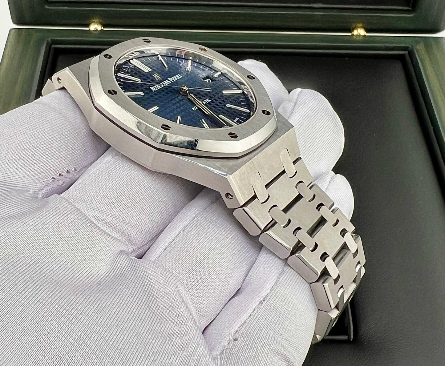 Audemars Piguet Royal Oak Selfwinding 15400st Blue Dial 2017 Giappone 41mm