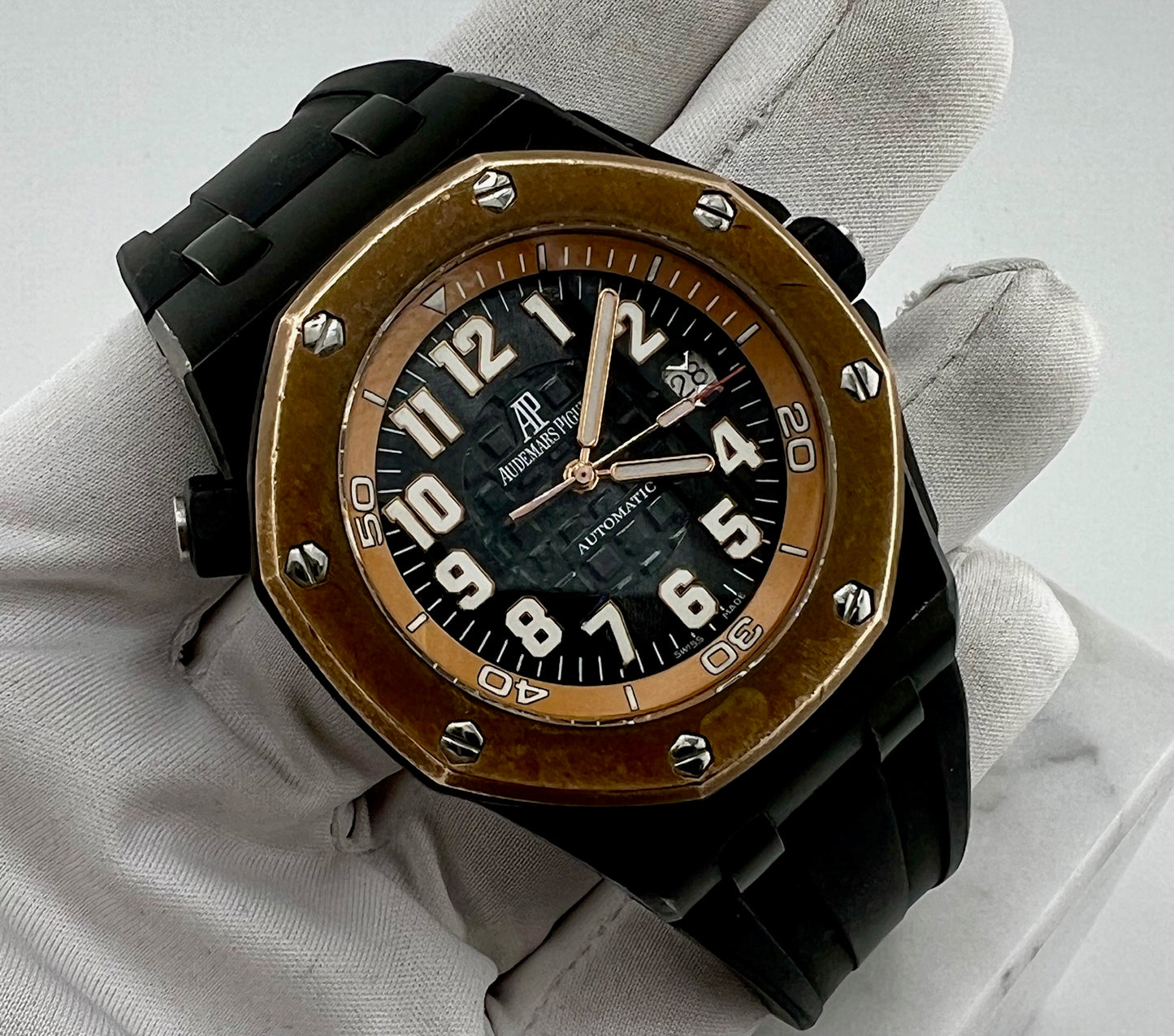 Audemars Piguet Royal Oak Offshore Scuba Bartorelli 15702AU solo orologio 125Th Royal Oak