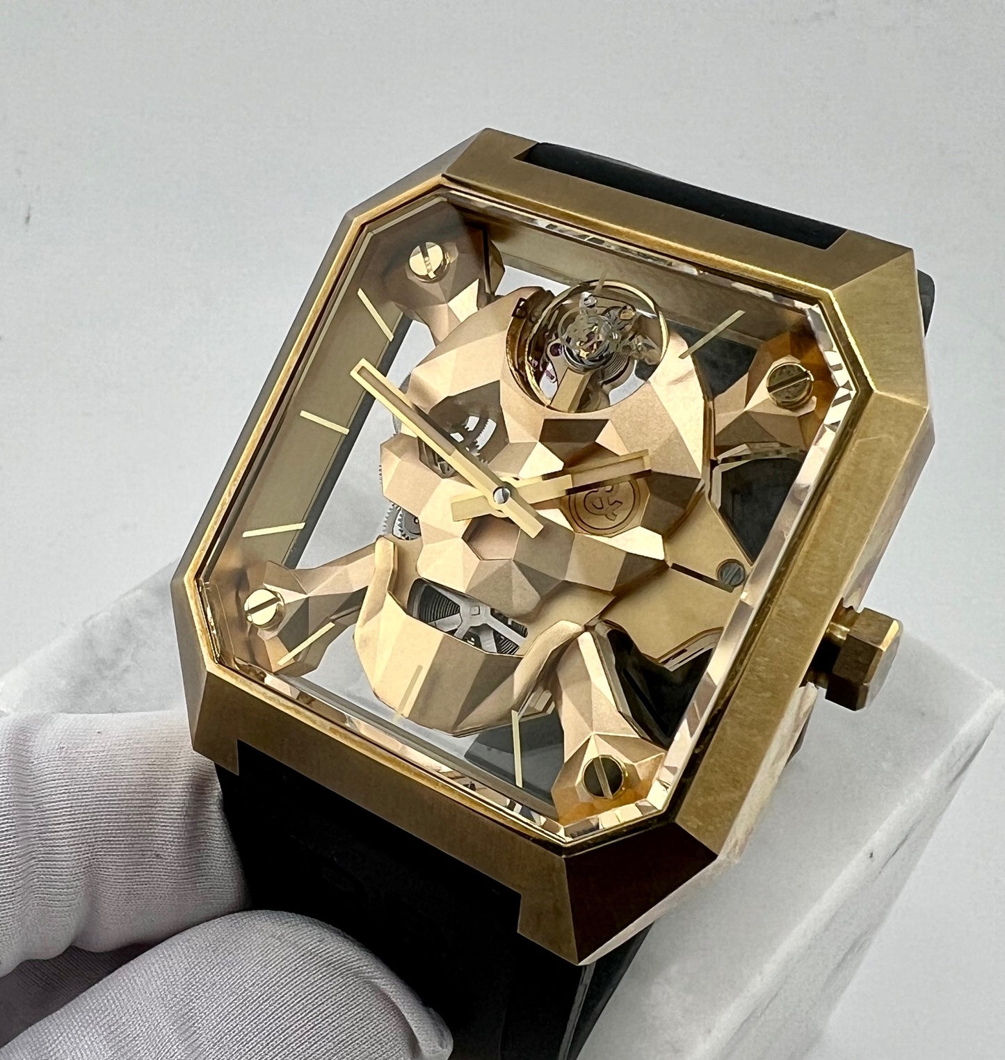Bell & Ross Cyber Skull Br 01 Limited Edition BR01-CSK-BR/SRB 45X52mm only watch