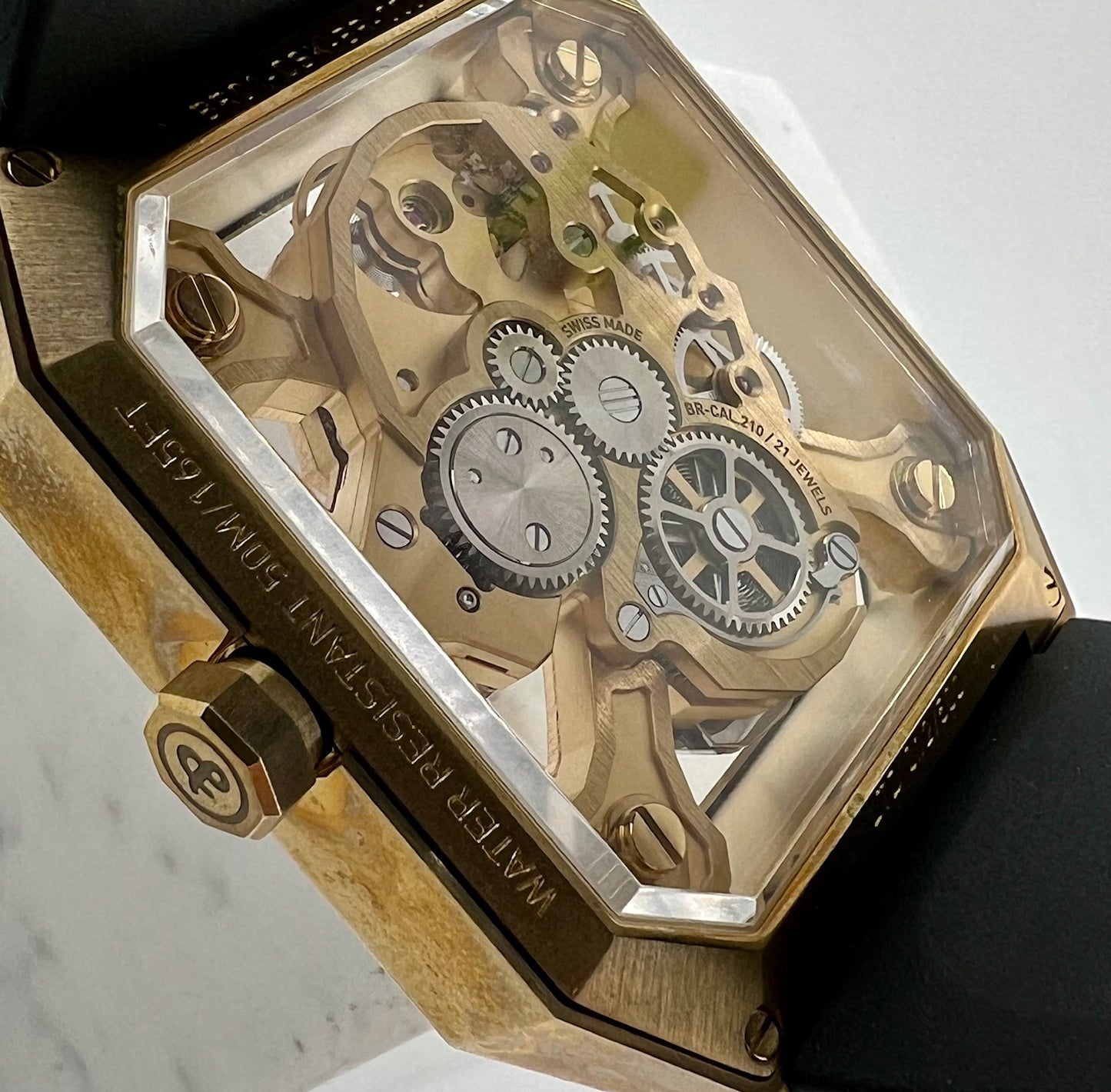 Bell & Ross Cyber Skull Br 01 Limited Edition BR01-CSK-BR/SRB 45X52mm only watch