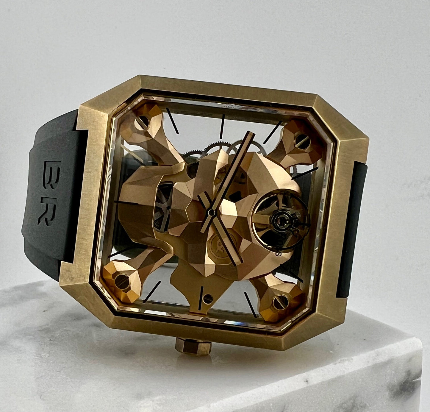 Bell & Ross Cyber Skull Br 01 Limited Edition BR01-CSK-BR/SRB 45X52mm only watch