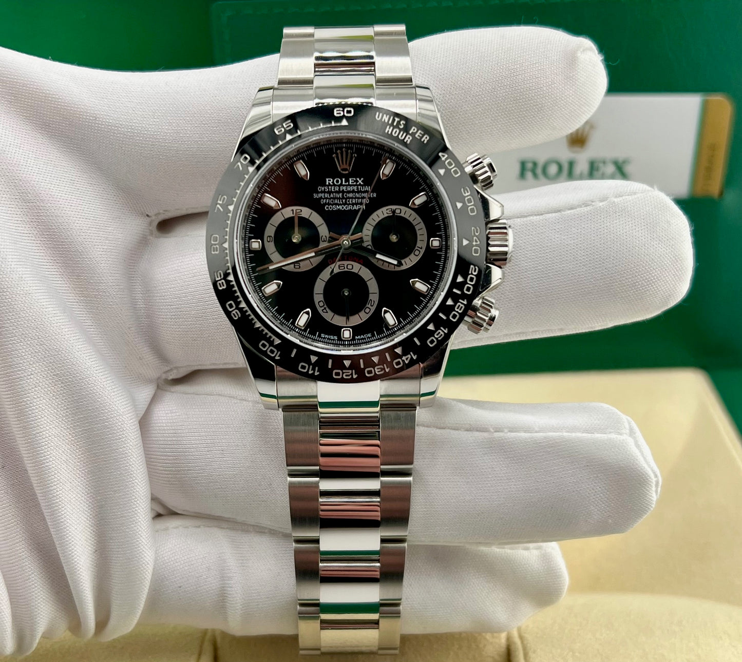 Rolex Daytona 116500LN Black Dial 2019 Full Set (Asia)