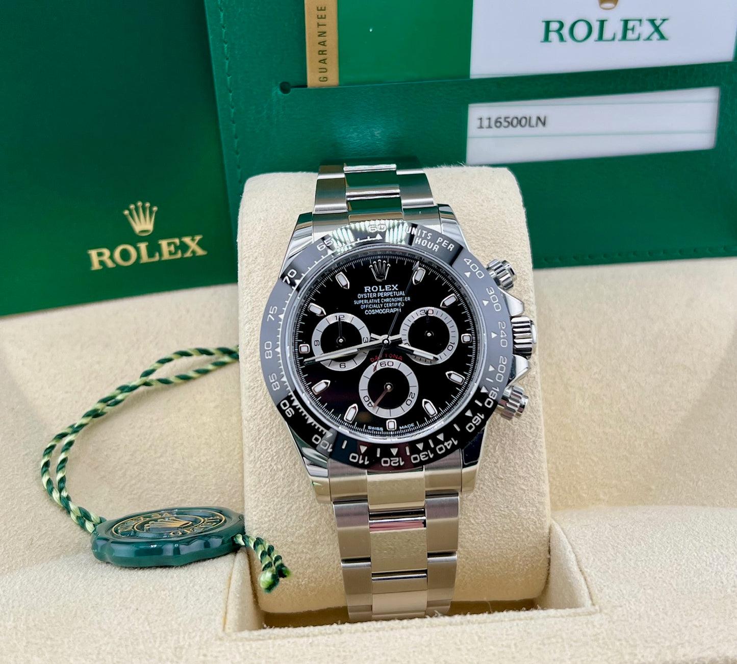 Rolex Daytona 116500LN Black Dial 2019 Full Set (Asia)