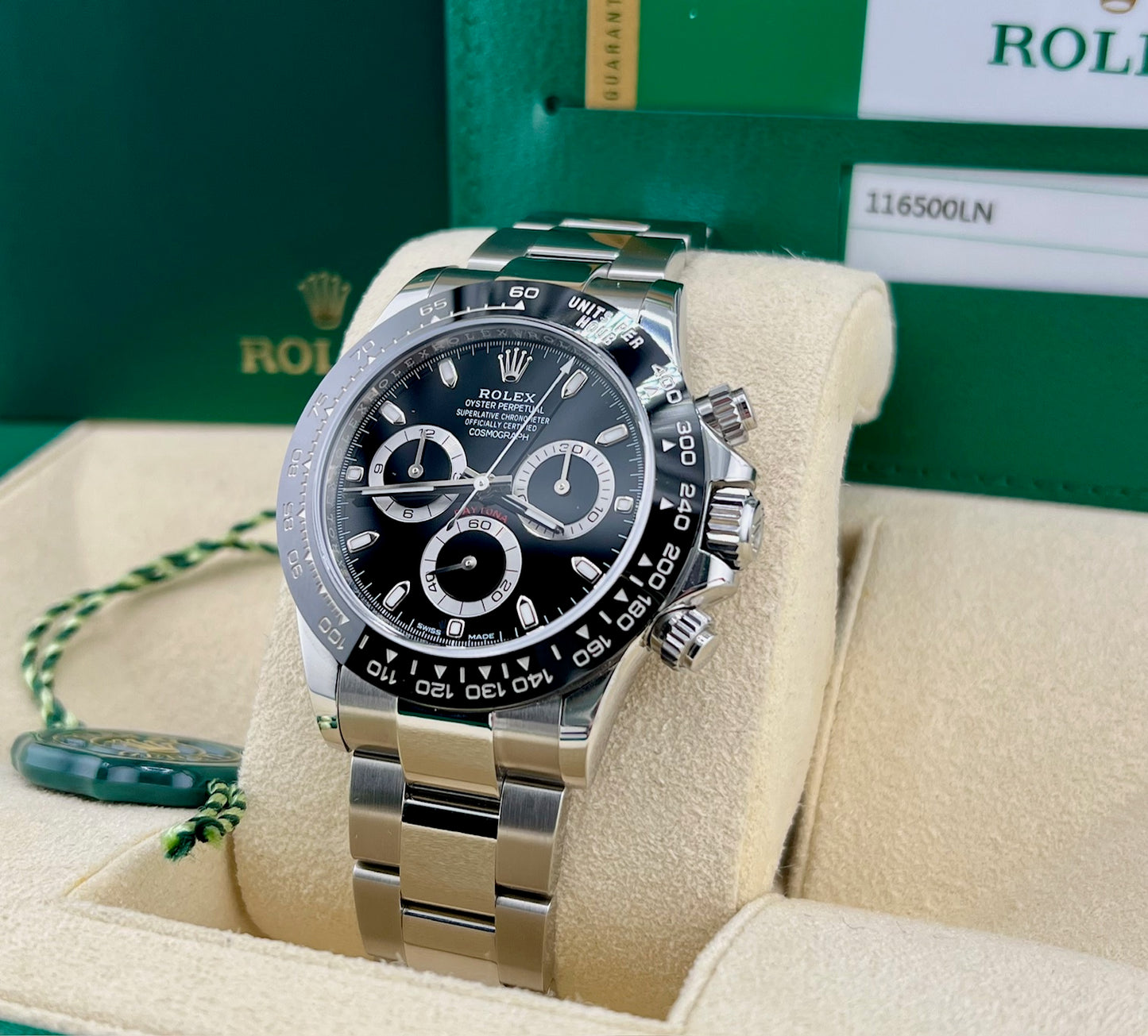 Rolex Daytona 116500LN Black Dial 2019 Full Set (Asia)