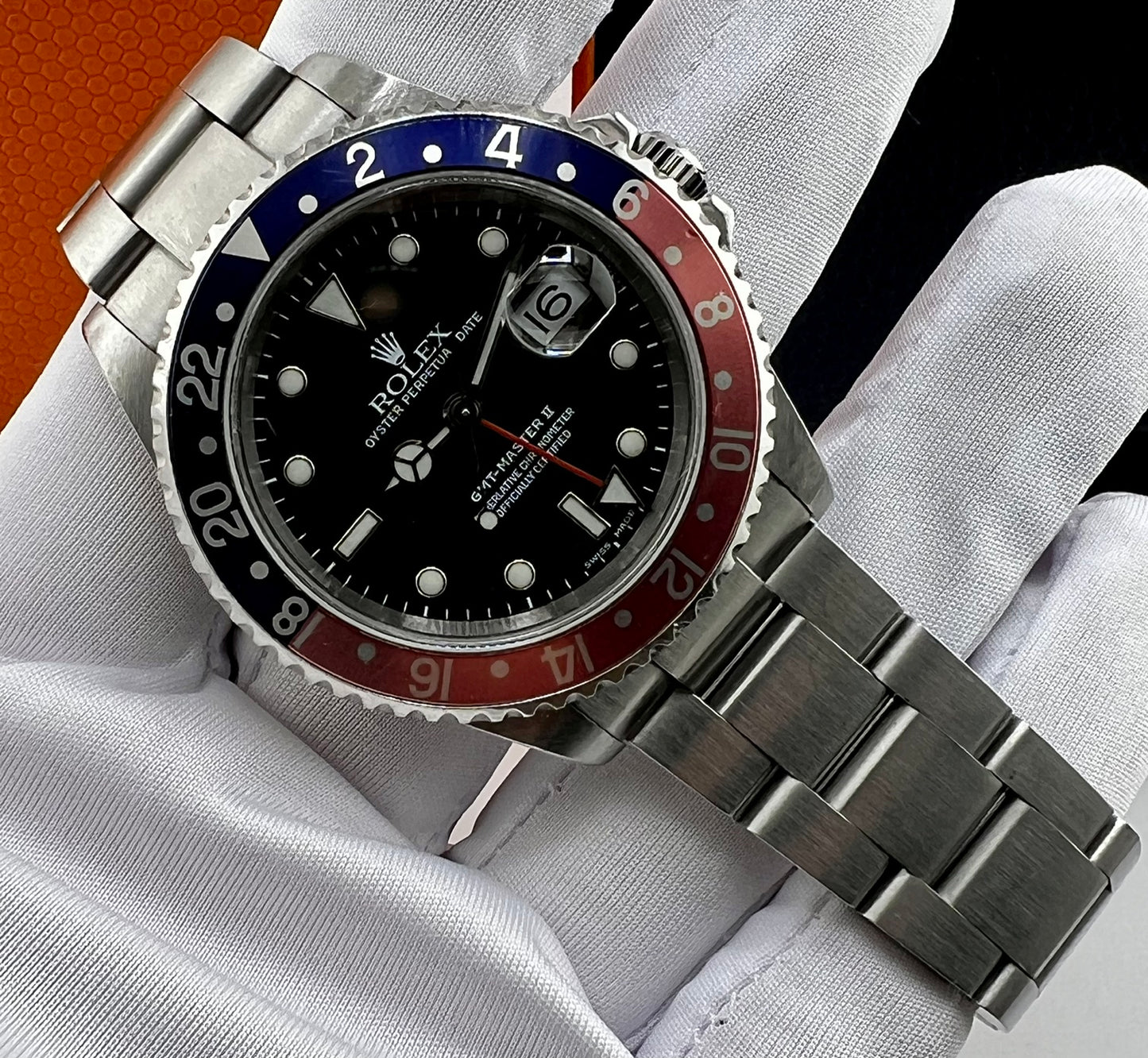 Rolex GMT-Master II 16710 ''Pepsi'' SEL No holes 2004 Only Watch solo orologio