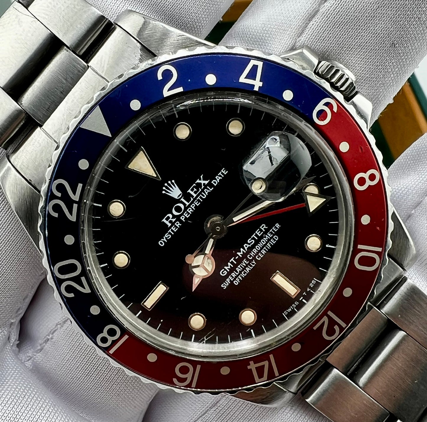 Rolex GMT-Master 16750 Pepsi Full Set 1987 ITA
