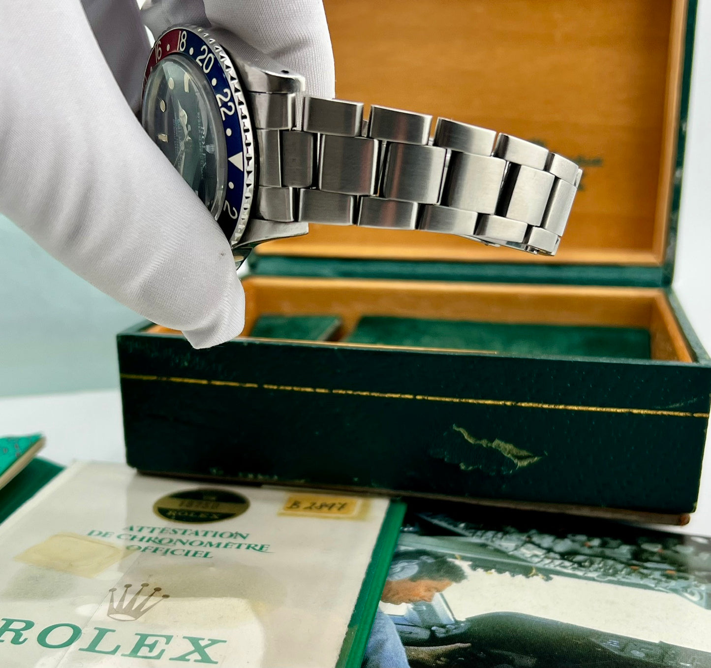 Rolex GMT-Master 16750 Pepsi Full Set 1987 ITA