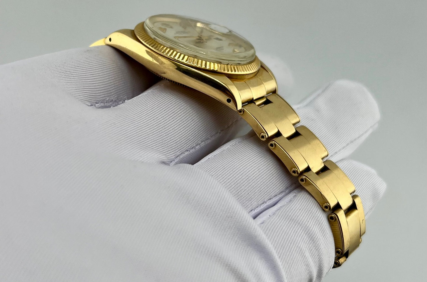 Rolex Oyster Perpetual 34mm 1503 Yellow Gold 18kt 1977 only watch solo orologio