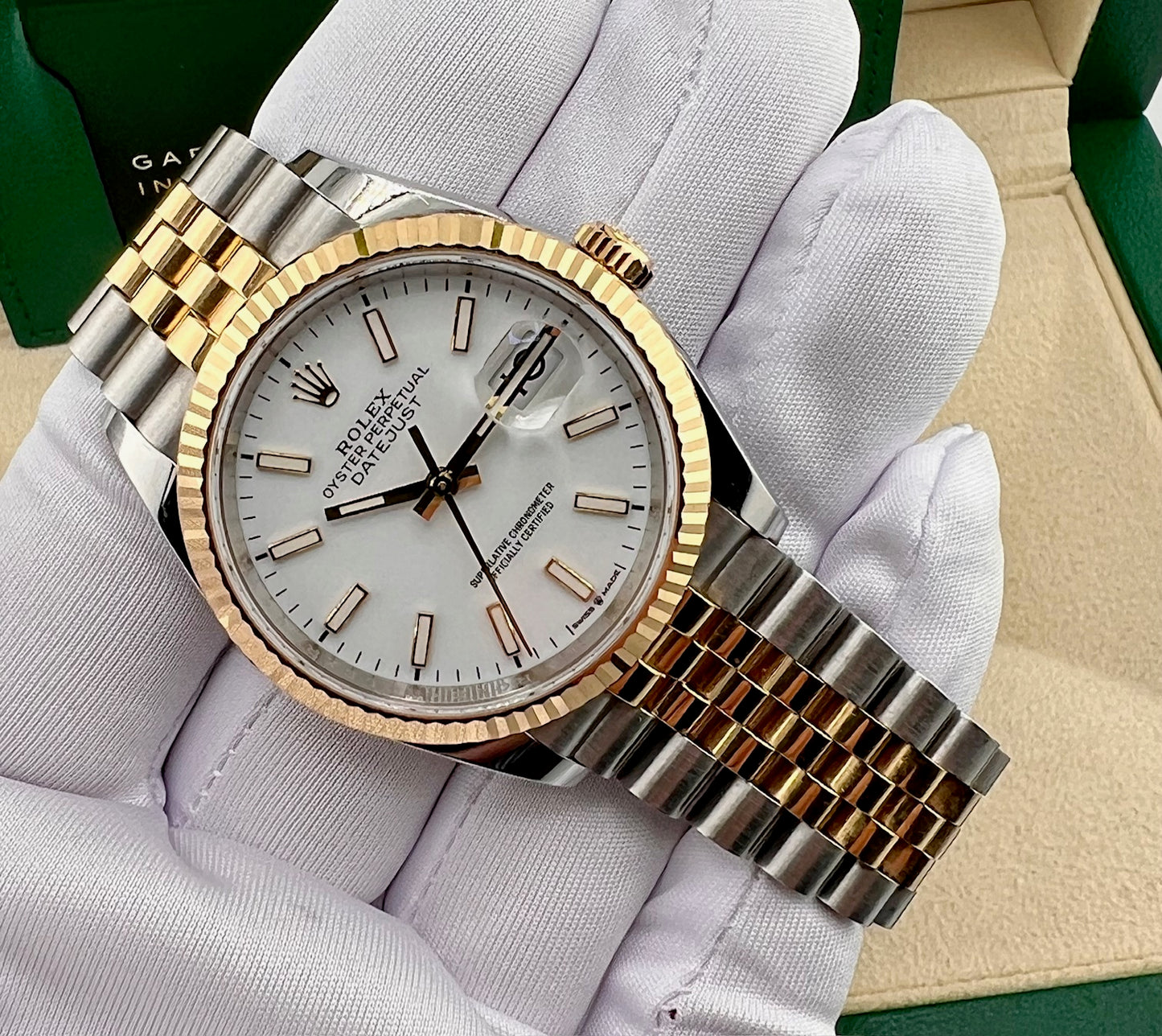 Rolex Datejust 36mm 126233 White Dial jubilèe 2022