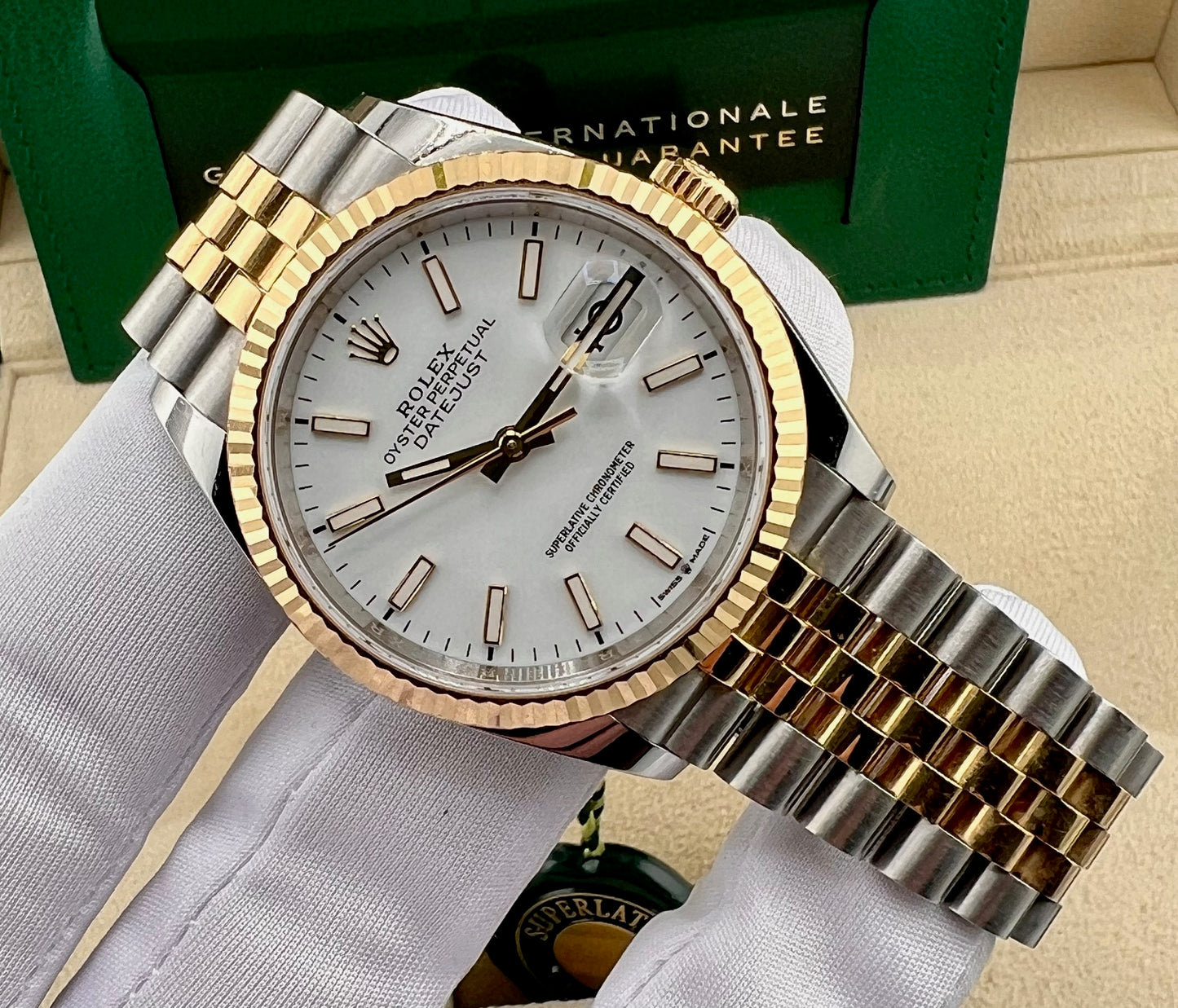 Rolex Datejust 36mm 126233 White Dial jubilèe 2022