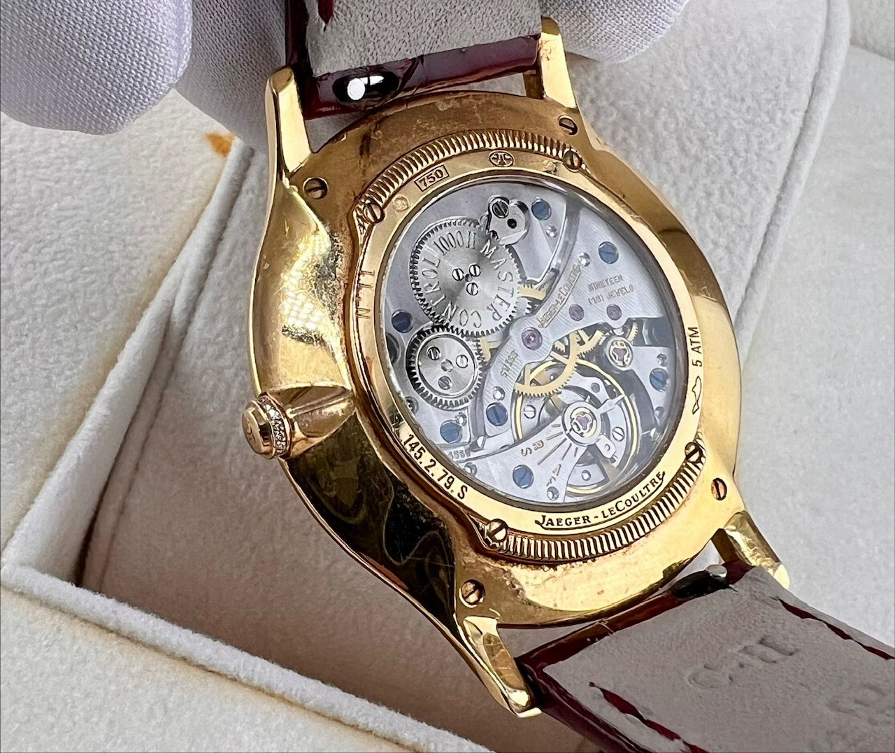 Jaeger-LeCoultre Master Ultra Thin Rose Gold 34mm 145.2.79 34mm 2006 full set