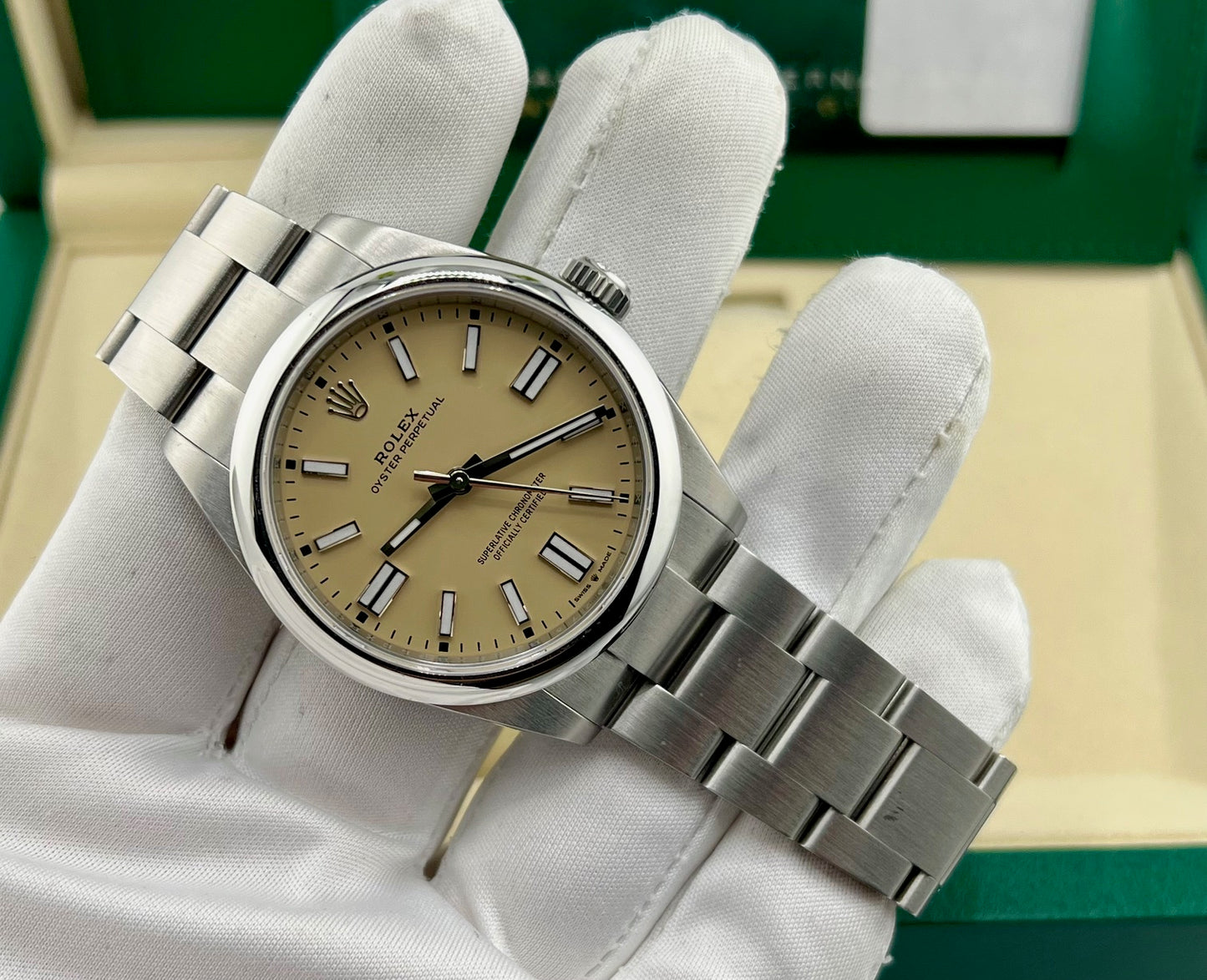 Rolex Oyster Perpetual Cream Dial 2025 134300 41mm