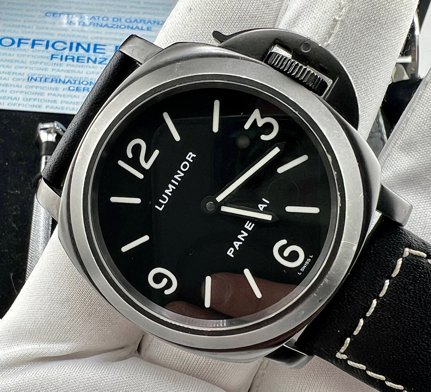 Panerai Luminor Rare PAM00009 ''L Swiss L'' 1999 44 mm full set 250pcs limited edition