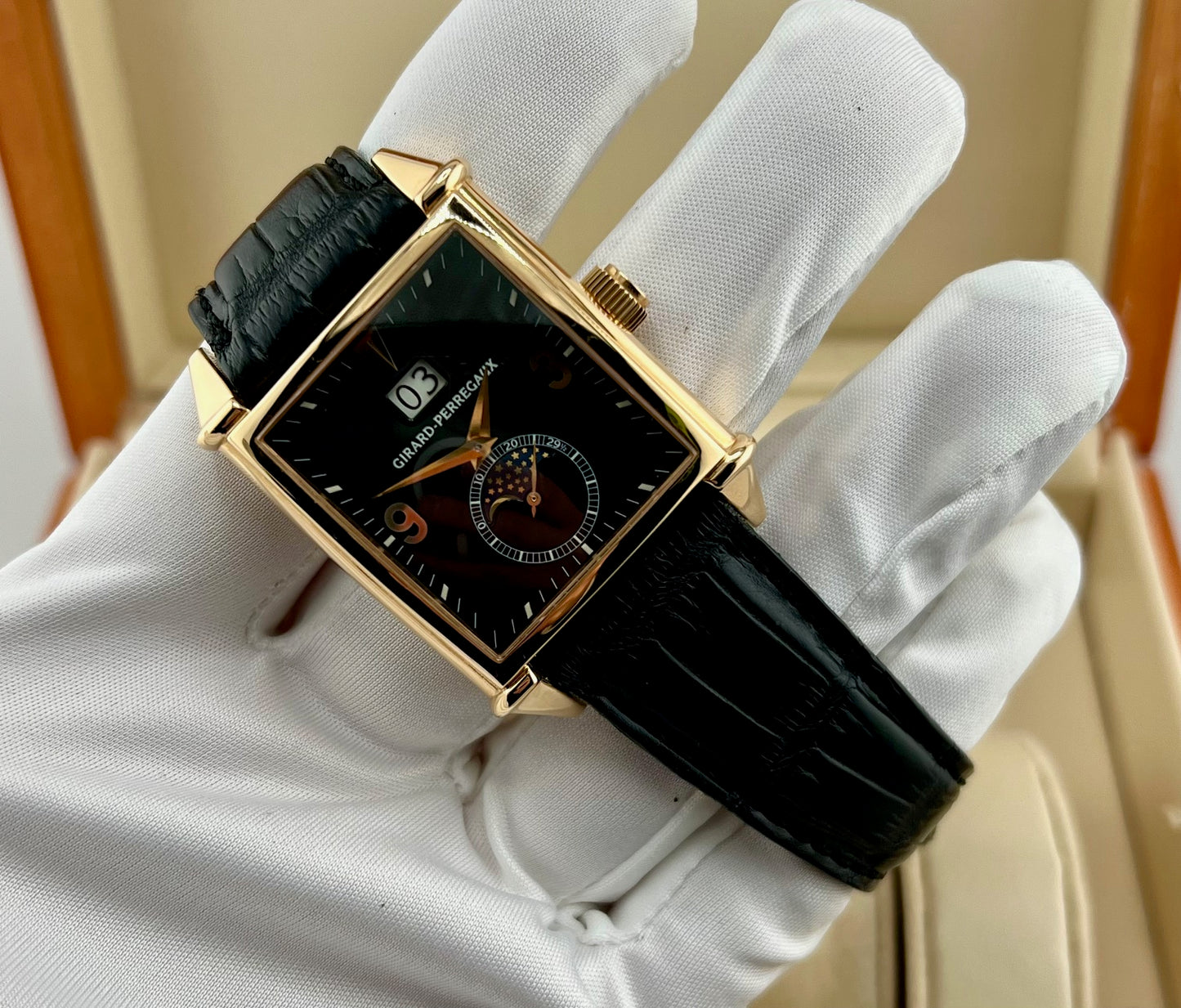 Girard Perregaux Vintage 1945 2580 Rose Gold Only Watch
