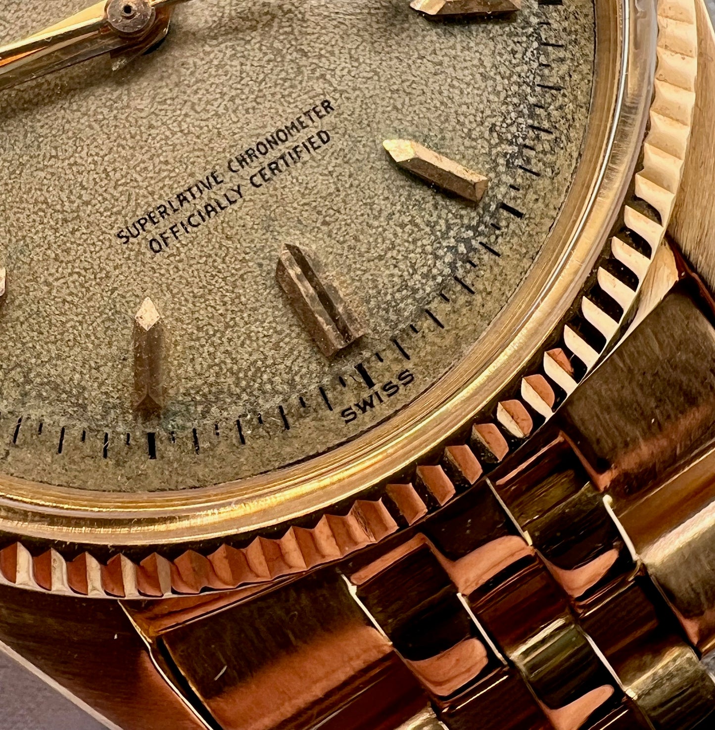 Rolex Day-Date 36mm 6611 1956 Jubilèe only watch Raro oro rosa