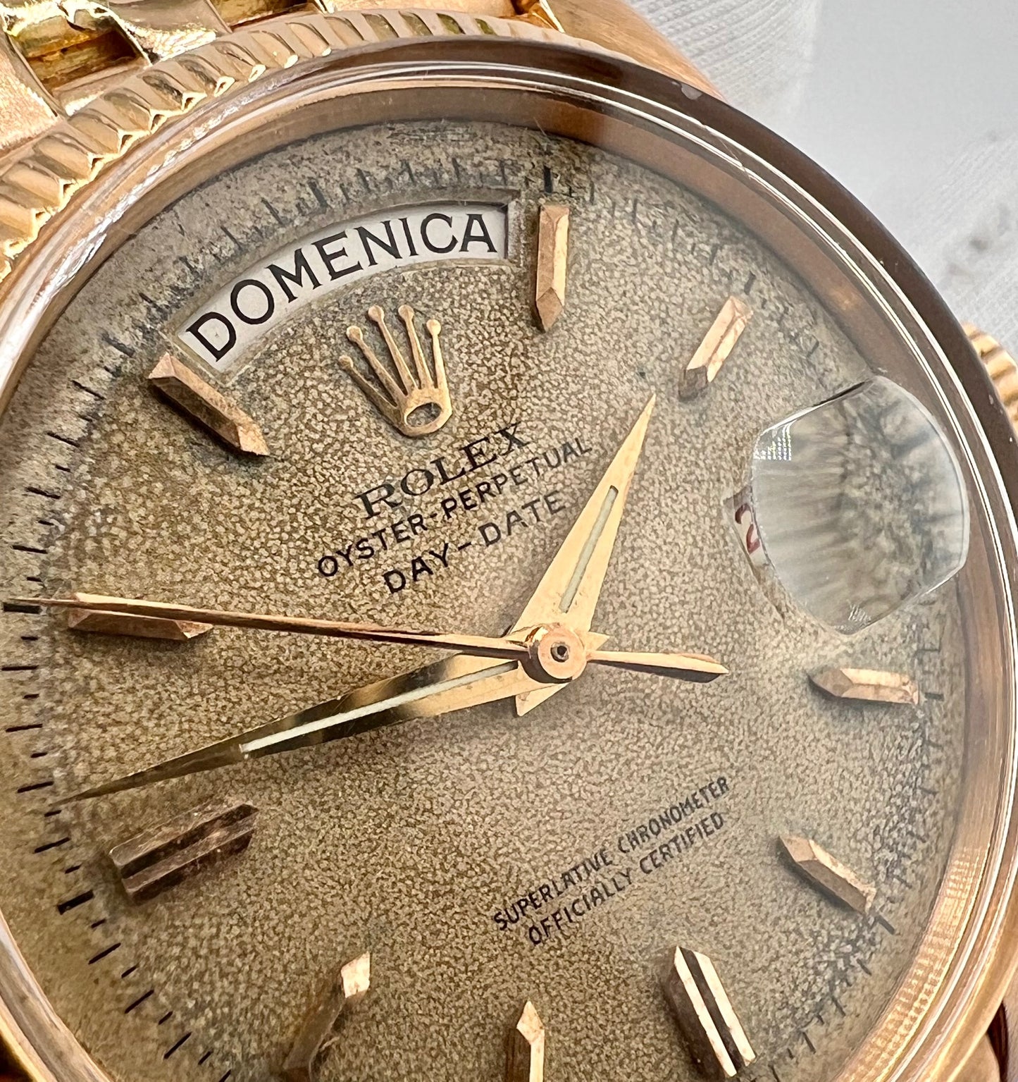 Rolex Day-Date 36mm 6611 1956 Jubilèe only watch Raro oro rosa