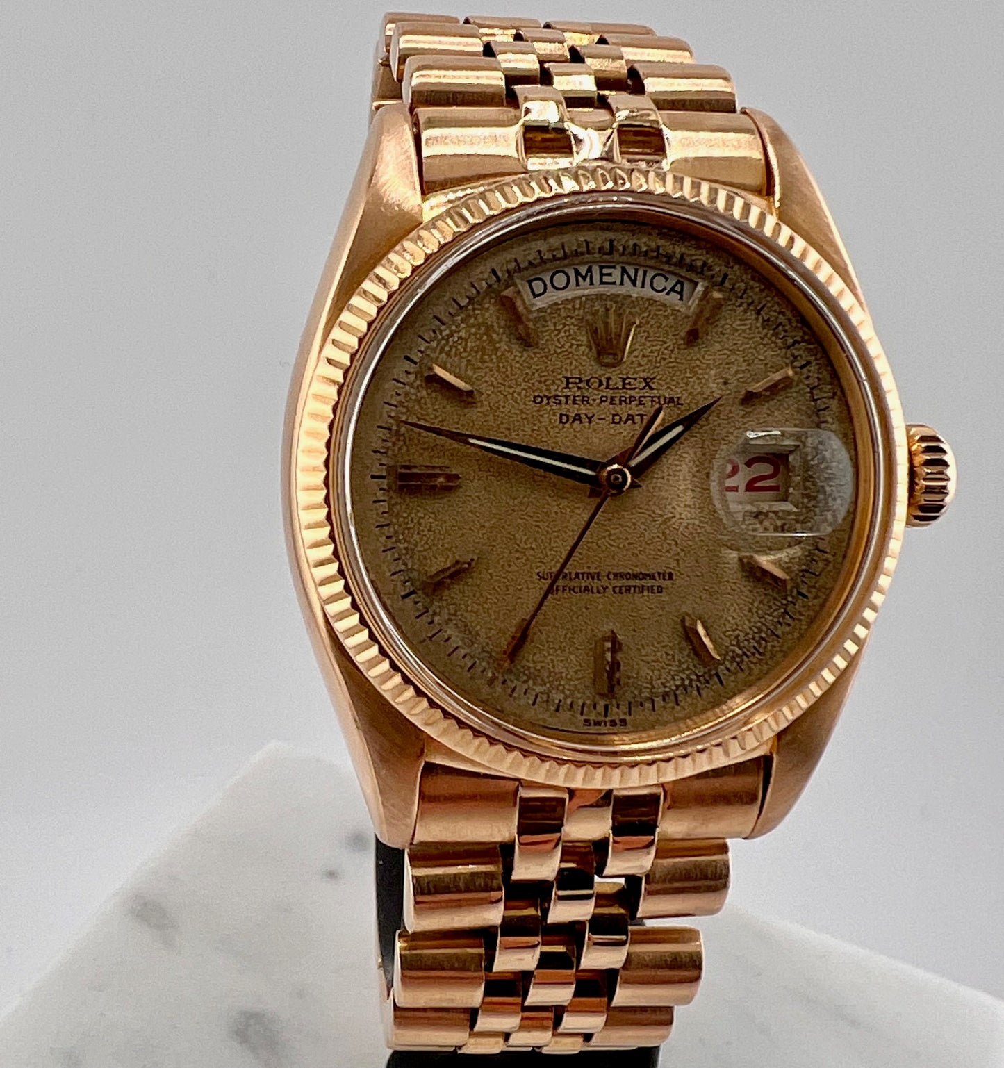 Rolex Day-Date 36mm 6611 1956 Jubilèe only watch Raro oro rosa