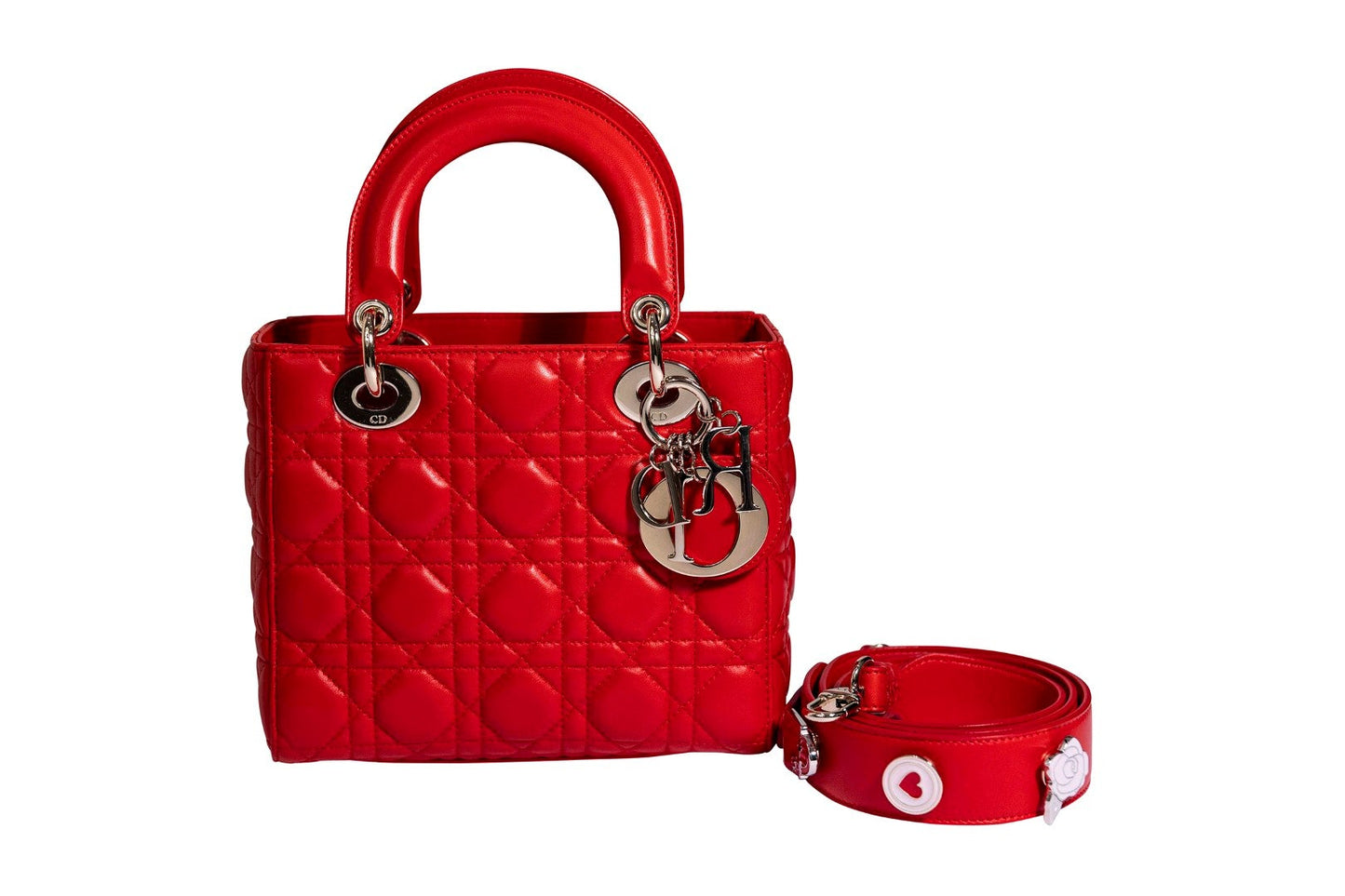 Mini Lady Dior Rossa